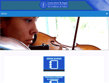 Tablet Screenshot of conservatoriodeibague.edu.co
